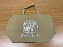 Picture of Reusable Bag that says Shop Laurel