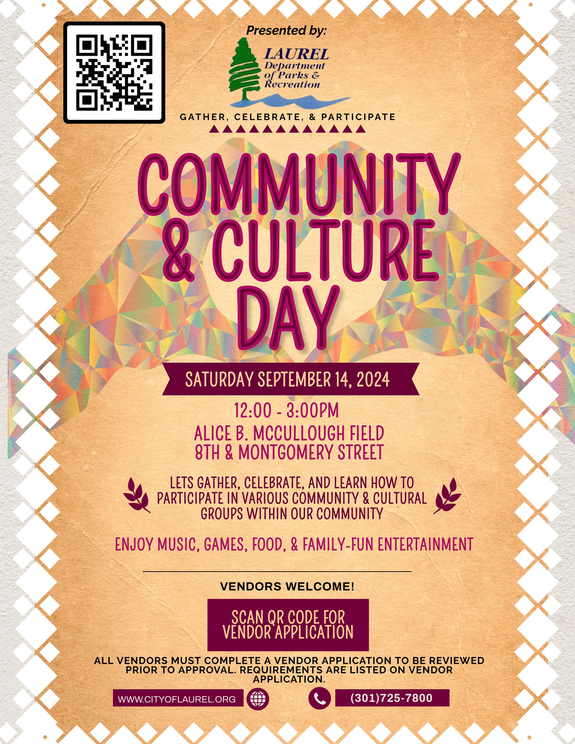 Community  Culture Day 2024