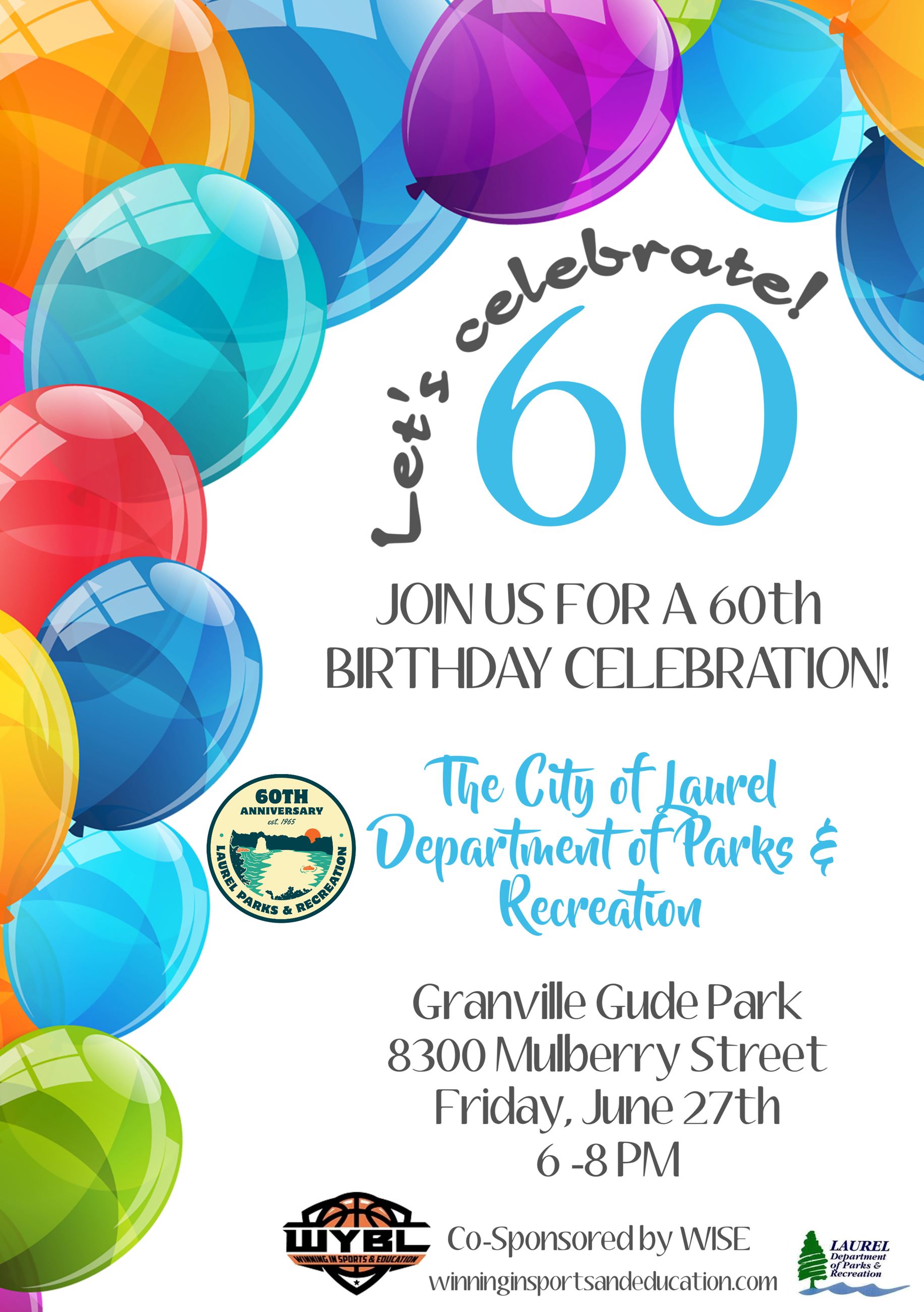 60th anniversary flyer