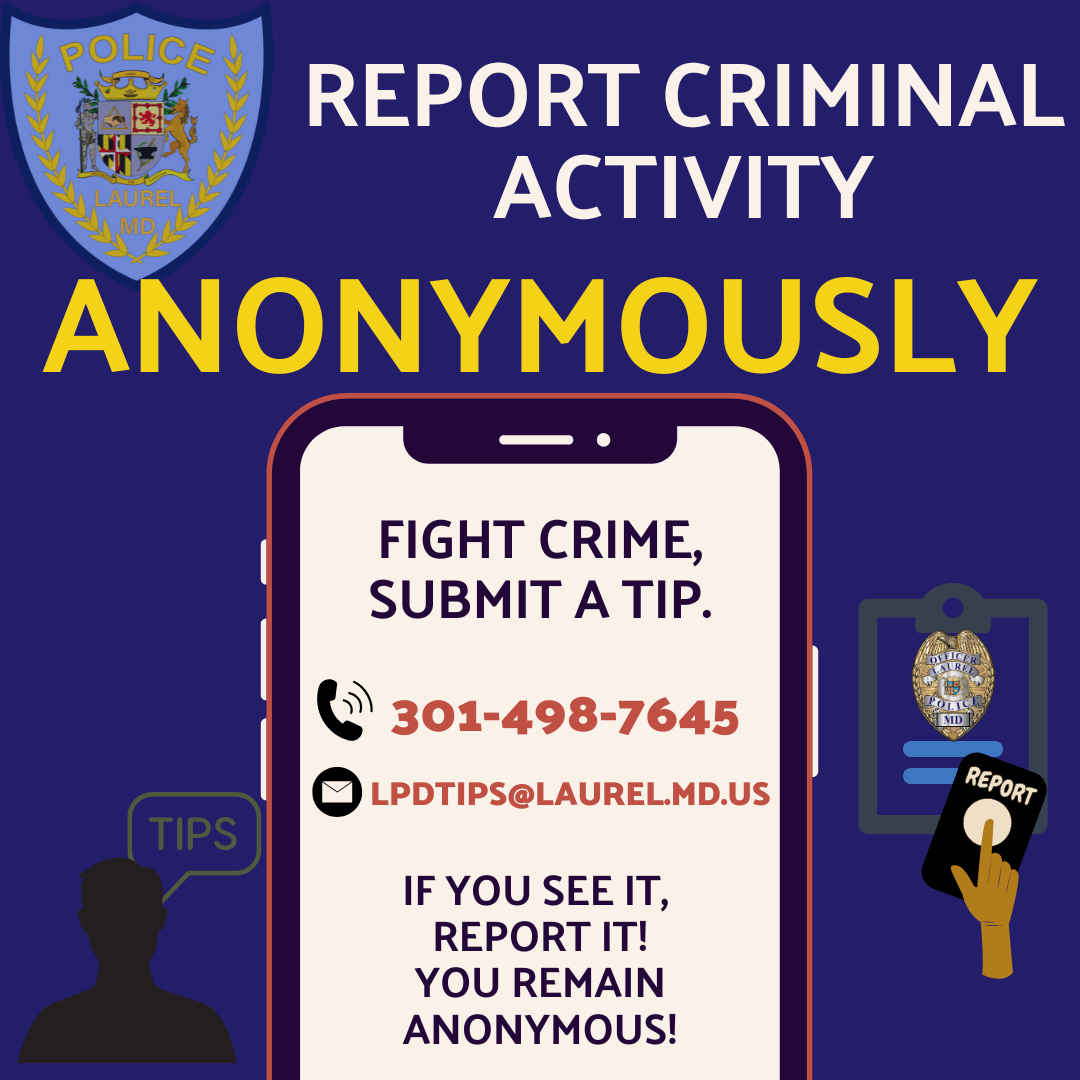 ANONYMOUS CRIME TIPS