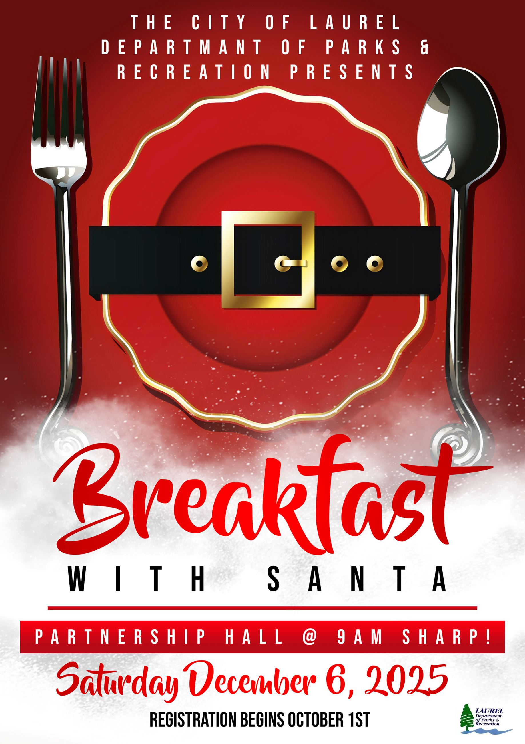Breakfast with Santa 2025 flyer
