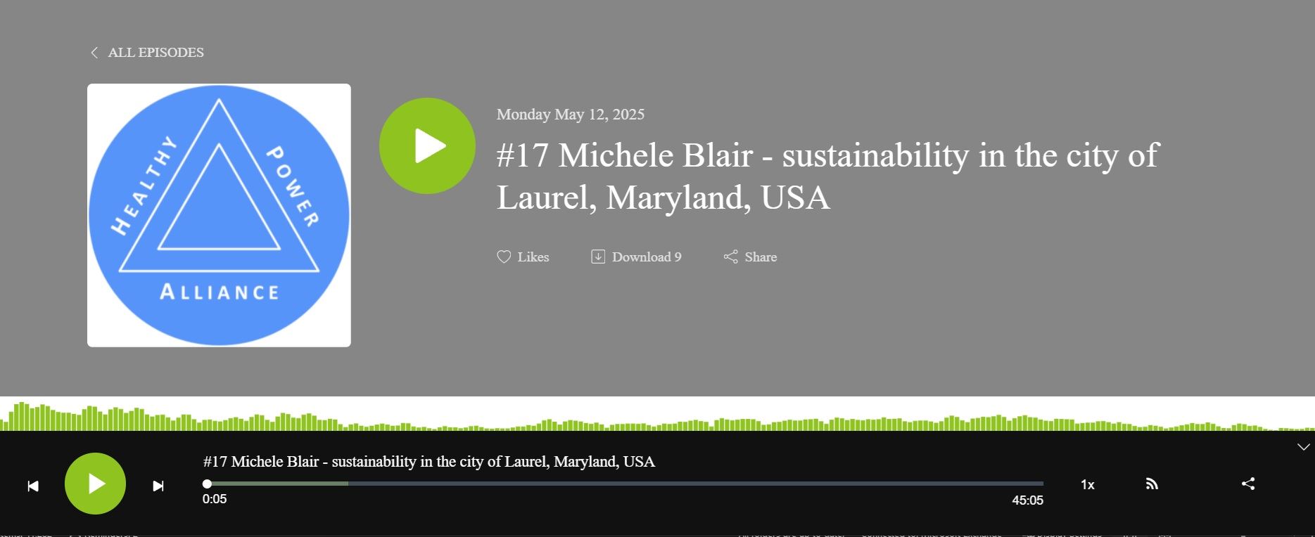 Healthy Power Alliance Podcast with Michele Blair