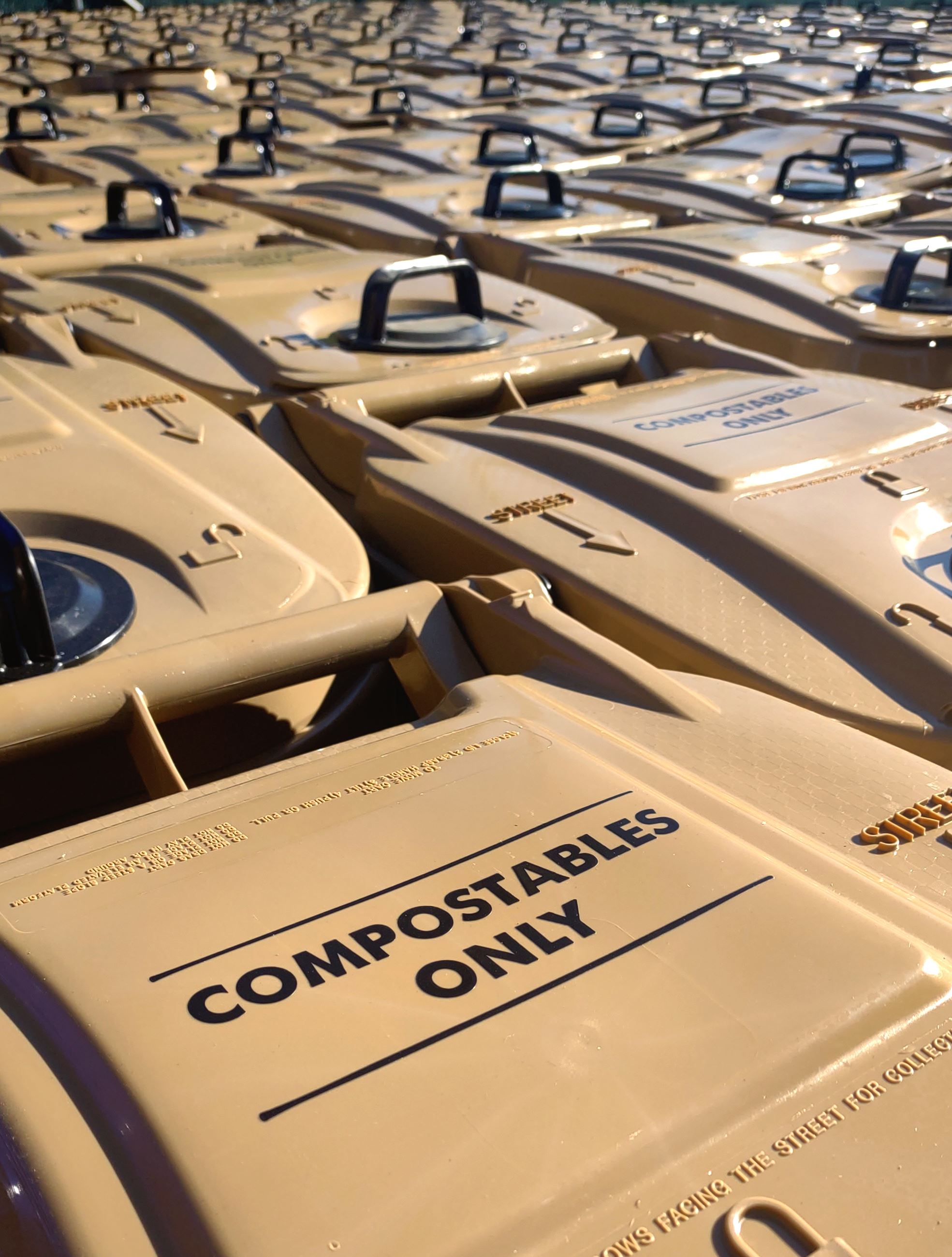 Sea of Composting Bins